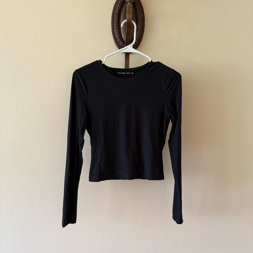 Abercrombie & Fitch Black Long Sleeve Top